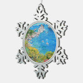 Capri - Pewter Snowflake Ornament (Rechts)