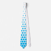 Capri Polka Dot Modern White Stropdas (Voorkant)