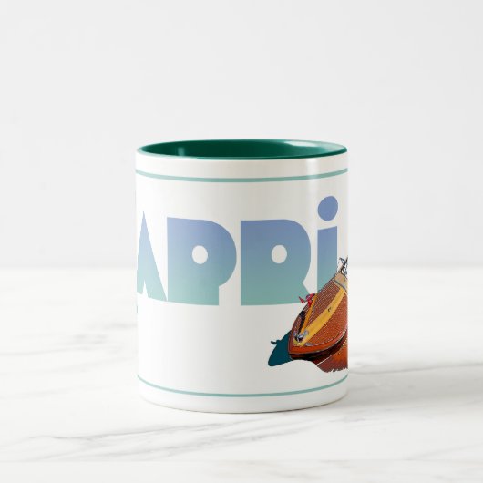 Capri Powerboot Tweekleurige Koffiemok (Center)