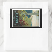 Capri Rechthoekige Sticker (Tas)