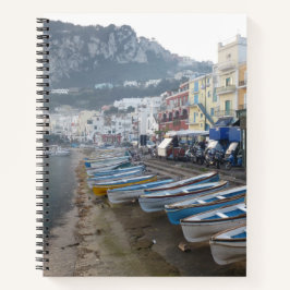 Capri Shoreline Photo Large Spiral Notitieboek