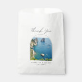 Capri Trouwgunst Italië Foto Dank u Bedankzakje (Voorkant)