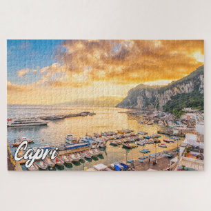 Capri, Tyrrheens Zee, Italië Legpuzzel
