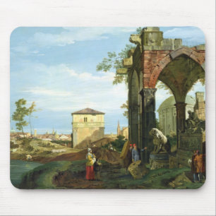 Capriccio met Motifs uit Padua, c.1756 Muismat