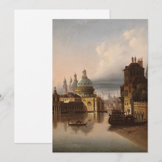 Capriccio, Venetië | Johann Wilhelm Jankowsky (Voorkant / Achterkant)