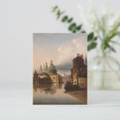 Capriccio, Venetië | Johann Wilhelm Jankowsky Briefkaart (Staand voorkant)