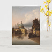 Capriccio, Venetië | Johann Wilhelm Jankowsky Kaart (Gele Bloem)