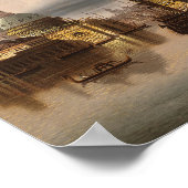 Capriccio, Venetië | Johann Wilhelm Jankowsky Poster (Hoek)