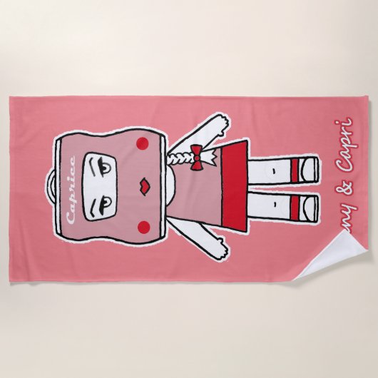 Caprice-handdoek Strandlaken (Voorkant)