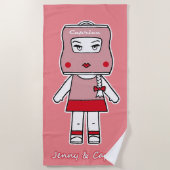 Caprice-handdoek Strandlaken (Voorkant)