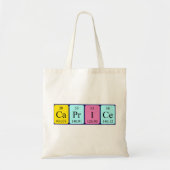 Caprice Periodic Table Name canvas tas (Voorkant)