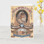 Caprice Smoking Tobacco  Advertentie Kaart (Gele Bloem)