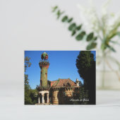 Capricho de Gaudi.Comillas Briefkaart (Staand voorkant)