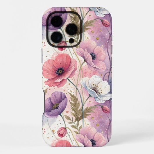 Capricious Aesthetic Poppies iPhone Hoesje (Achterkant)