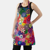 Capricious Happy Kleurrijke Bloemen Origineel Kuns Schort (Insitu)