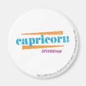 Capricorn Aqua Magneet (Voorkant)