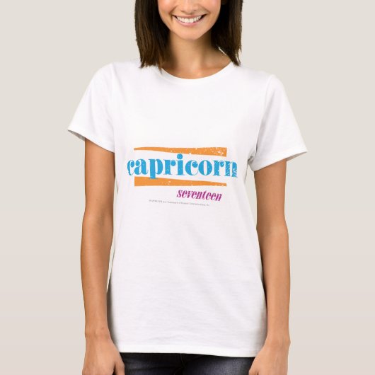 Capricorn Aqua T-shirt (Voorkant)
