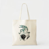 Capricorn Art Deco Lady Tote Bag (Voorkant)