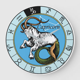 capricorn astrologisch teken van zodiaal grote klok