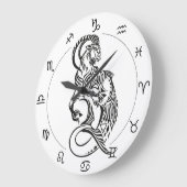 capricorn astrologisch teken van zodiaal grote klok (Hoek)