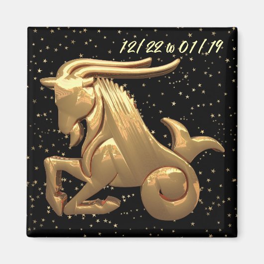 Capricorn Astrology 2 Magnet (Voorkant)