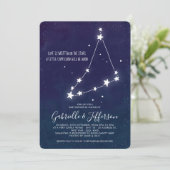 Capricorn Astrology Baby shower Kaart (Staand voorkant)