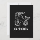 Capricorn Astrology Birthday Gift Zodiac Signs Kaart (Voorkant)