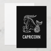 Capricorn Astrology Birthday Gift Zodiac Signs Kaart (Voorkant / Achterkant)
