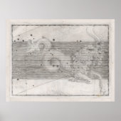 Capricorn Astrology Constellation Map (165) Poster (Voorkant)