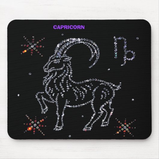 Capricorn Astrology Mousepad Muismat (Voorkant)