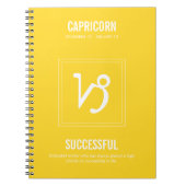 Capricorn Astrology Notitieboek (Voorkant)