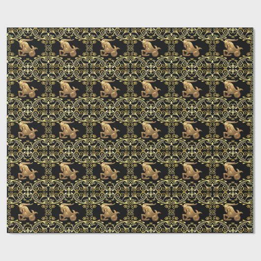 Capricorn Astrology Wrapping Paper Cadeaupapier (Vlak)