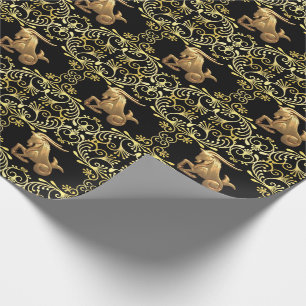 Capricorn Astrology Wrapping Paper Cadeaupapier