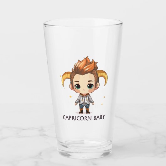 Capricorn Baby 3 Glas (Voorkant)