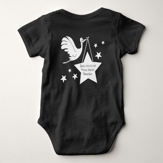 Capricorn Baby Bodysuit (Achterkant)
