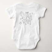 Capricorn Baby Bodysuit (Achterkant)
