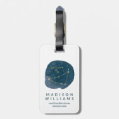 Capricorn Bagagelabel (Achterkant verticaal)