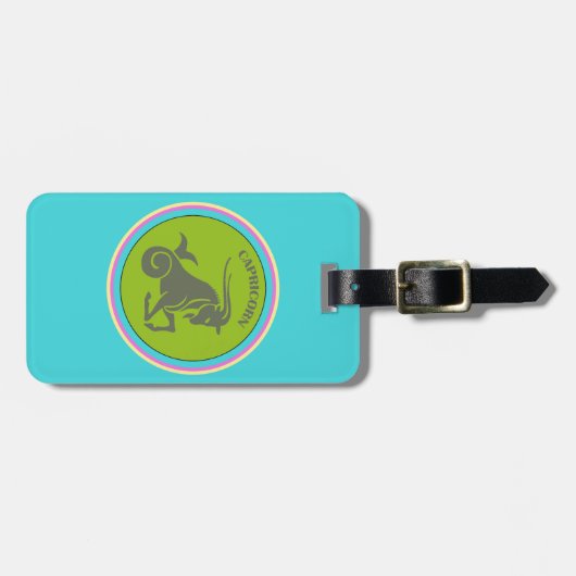 Capricorn Bagagelabel (Voorkant horizontaal)