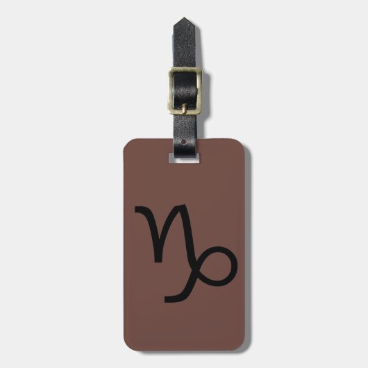 Capricorn Bagagelabel (Voorkant verticaal)