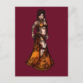 Capricorn Belly Dancer Briefkaart (Voorkant)