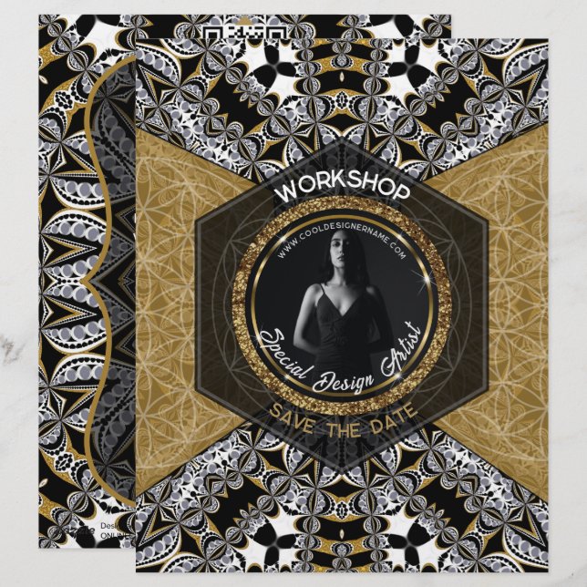 Capricorn Big 3 Aarde Kleur Energie Flyers Briefhoofd (Voorkant / Achterkant)