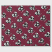 Capricorn Birth Sign Celtic Knot Zodiapaper Cadeaupapier (Vlak)