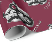 Capricorn Birth Sign Celtic Knot Zodiapaper Cadeaupapier (Rol Hoek)