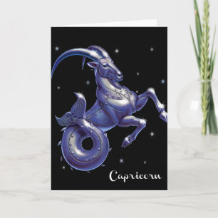 Capricorn Birthday Card Kaart