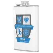 Capricorn Birthday Crest™ December 22-31 Heupfles (Links)