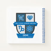 Capricorn Birthday Crest™ December 22-31 Notitieboek (Achterkant)