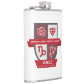 Capricorn Birthday Crest™ for January 1-19 Heupfles (Rechts)