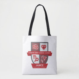 Capricorn Birthday Crest™ for January 1-19 Tote Bag