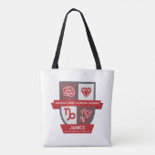 Capricorn Birthday Crest™ for January 1-19 Tote Bag (Achterkant)