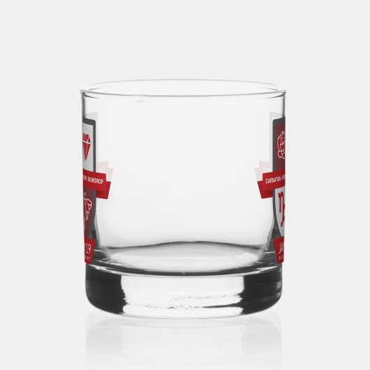 Capricorn Birthday Crest™ January 1-19 Whisky Glas (Rechts)